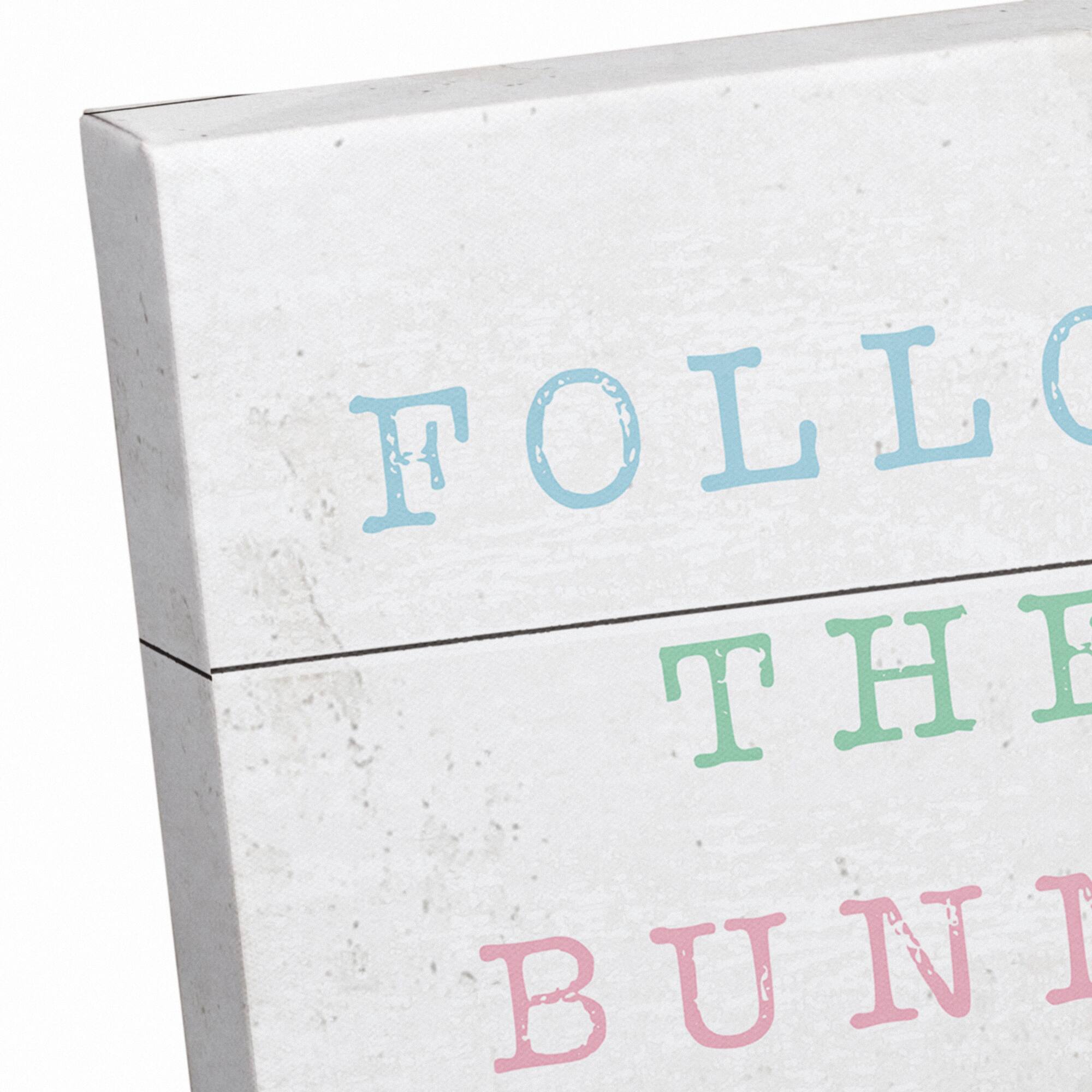 Bunny Has Chocolate 16" x 20" Canvas Wall Art